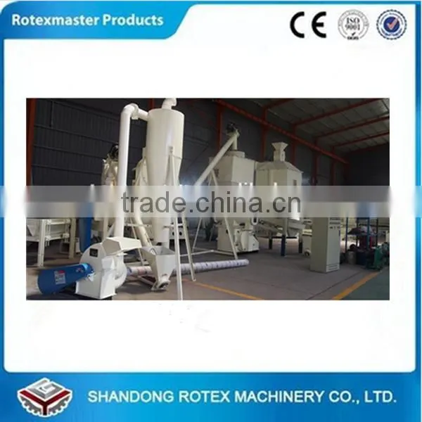 600-800Kg/h agriculture electrical poultry farming animal feed processing plant pellet machine