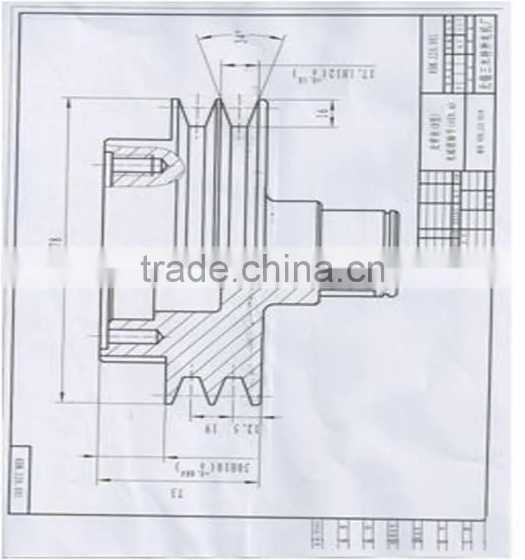 Coupling shaft for F023B Tower Crane