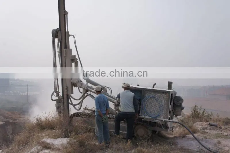 60 meters hydraulic driiving down-the-hole drlling rig