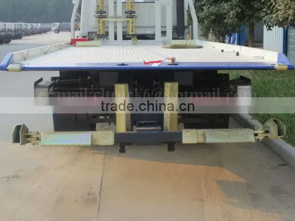 124hp DONGFENG 4*2 Hydraulic Wrecker Platform 5.6m