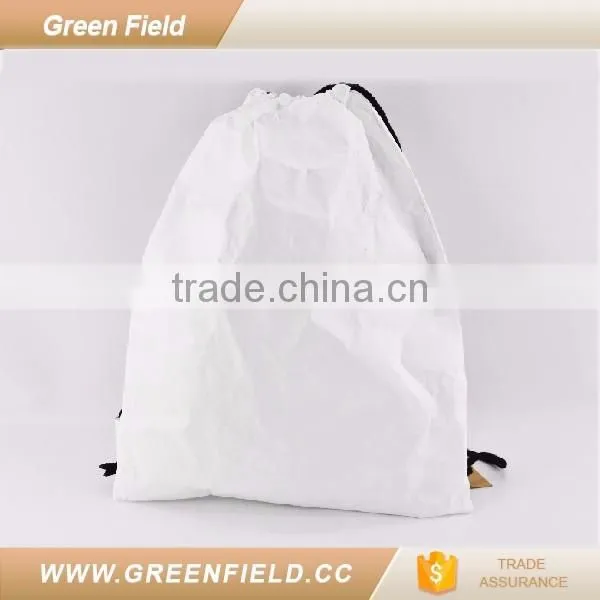 designer tyvek backpack drawstring backpack PE material waterproof