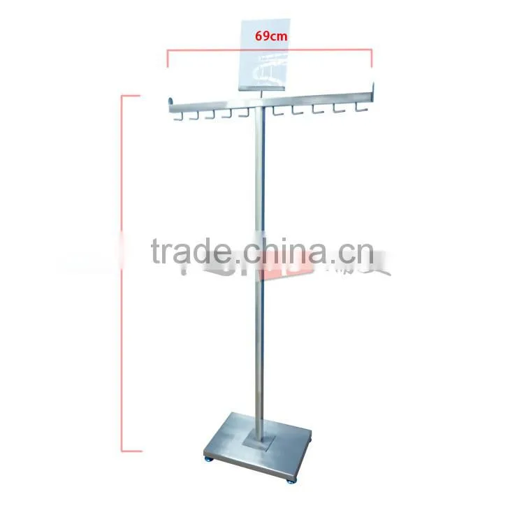 Metal Bag Display Rack Stand