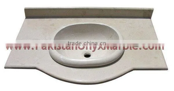 Modern Design Indus Gold Marble Vanity Tops