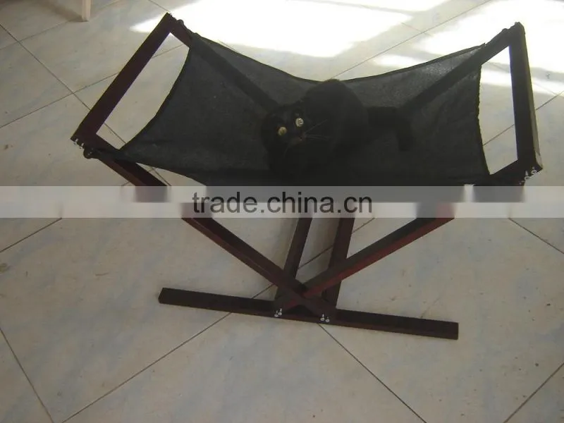 New Cat Hammock with Wooden Frame