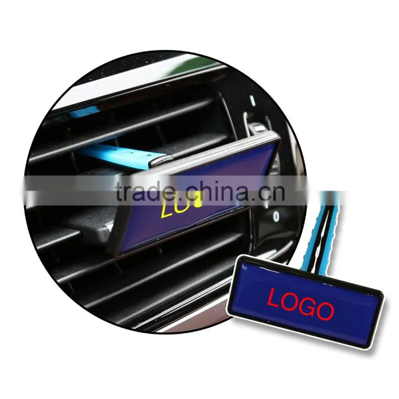 Car freshener with custom logo/car perfume clip