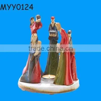 ruby lotus candlestick