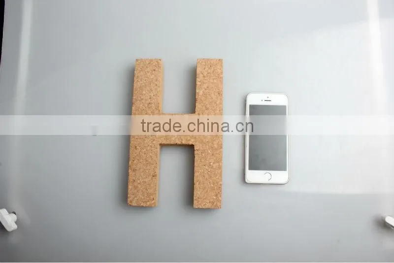 natural cork letter "H" OEM