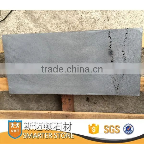 Hainan black basalt natural stone basalt black honed finish # 500