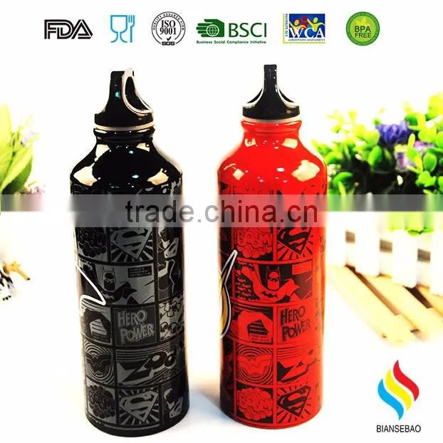 different capacity aluminum drink bottle for promotional