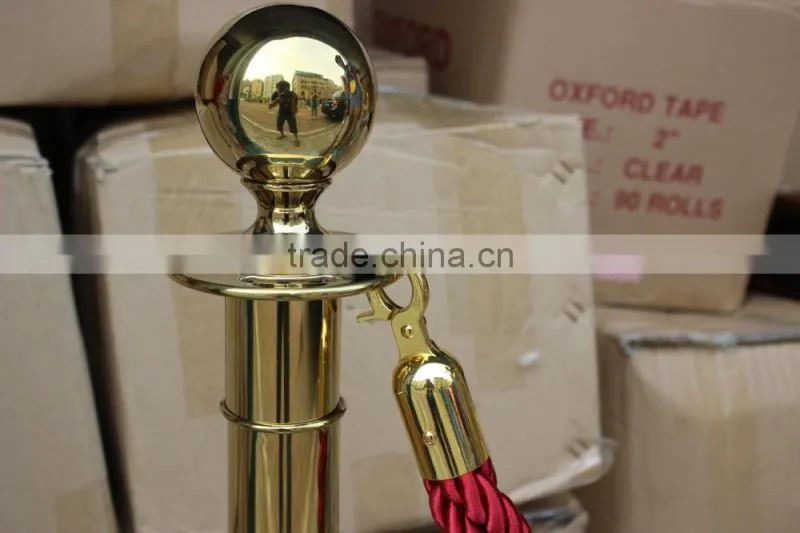 rope stand / portable crowd control post / braided rope stanchion