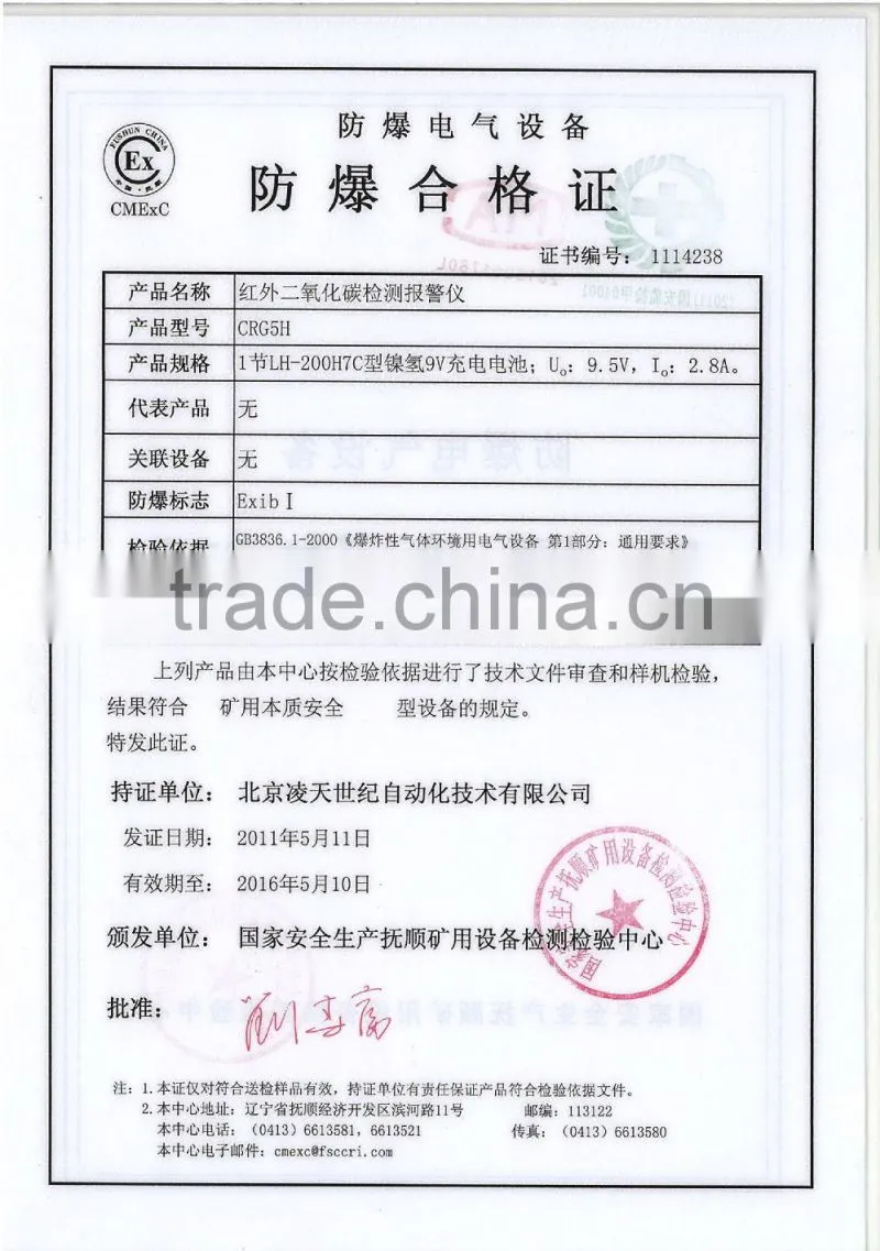Infrared CO2 gas detector CRG5H