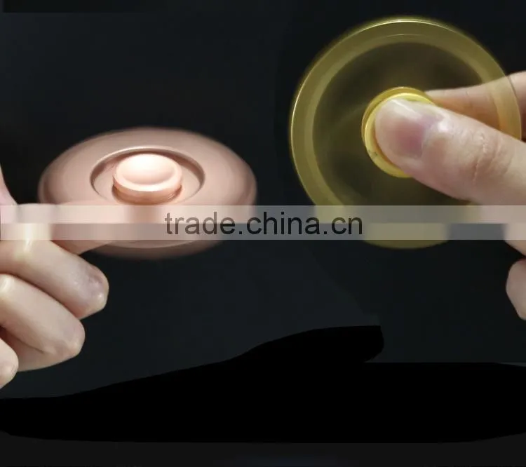 fingertip gyroscope two spinner zinc metal alloy EDC hand spinner rotator fidget focus toy reduce stress decompression