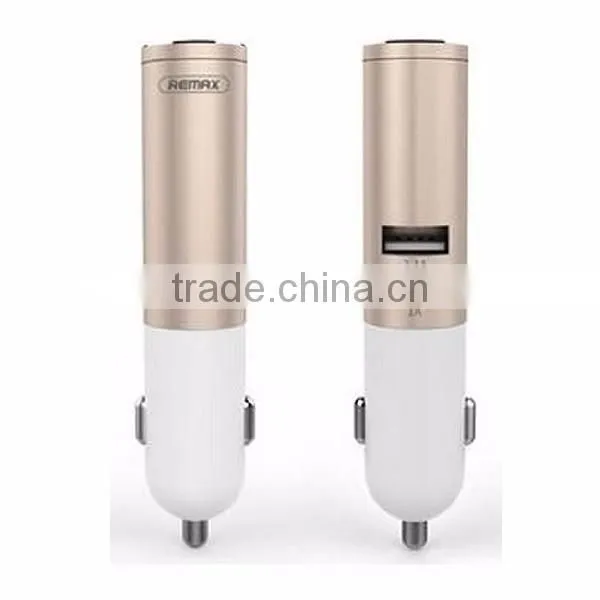 REMAX RB-T11C Dual USB 2.1A+1A Mini Wireless Bluetooth 4.0 Headset Earphone