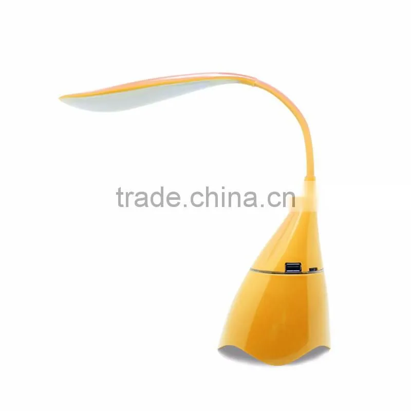 Dimmable LED Desk Lamp, Smart Music Folding Table Lamp Desk Lights with Built-in Bluetooth Speaker