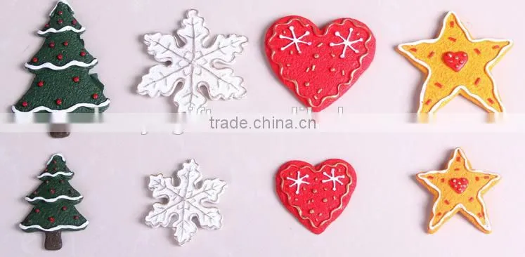 christmas resin fridge magnets cartoon 3D fridge magnets
