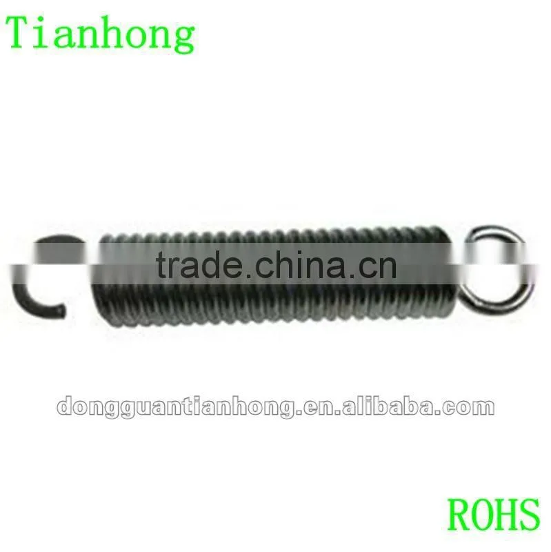 OEM customized extension spring uesd in appliances and switches made of white or black stainless steel