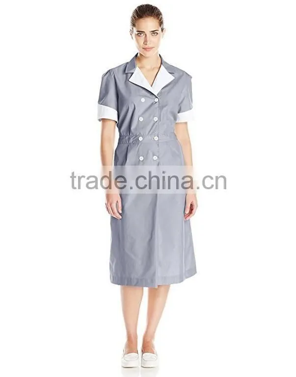 Fashionable Nurse Uniform Designs Wholesale New Style Bulk Cheap High Quality Long Medical Dress Women Hospital Uniform