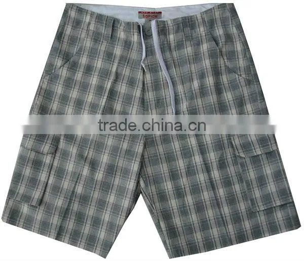 BZ-1025 custom shorts check shorts surf shorts