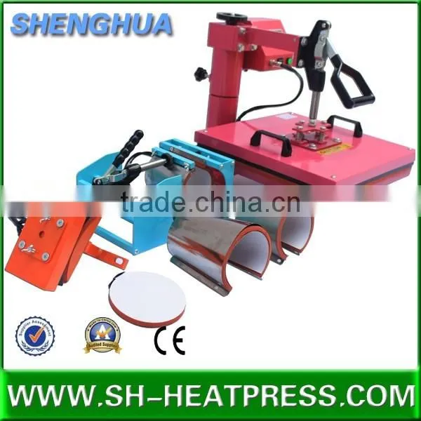 Multi-functional 8 in 1 6 in 1 5 in 1 4 in 1 t-shirt combo heat press machine