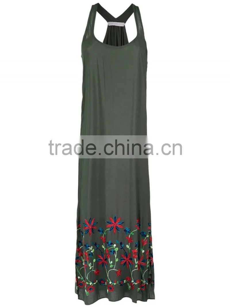 Vintage Pakistani Women Embroidered Maxi Dress Design Salwar Kameez hsd2204