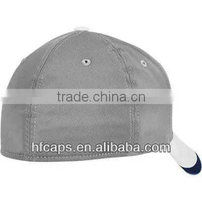 2013 men fashion navy blue and gray 3D embroidery 6 panel custom baseball cap and hat