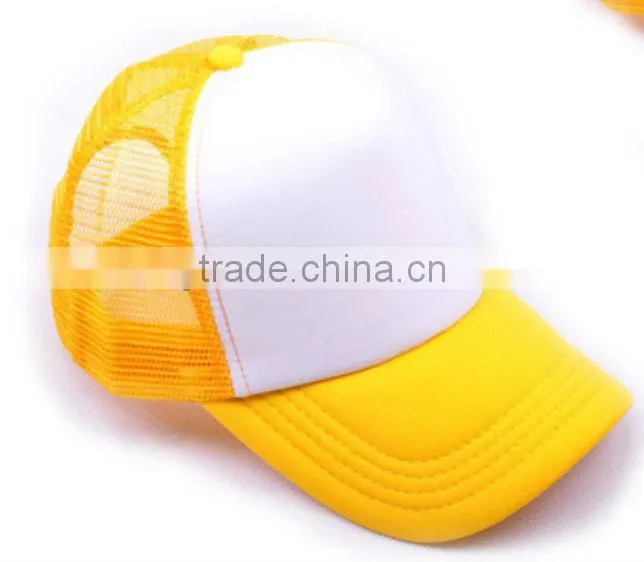 2013 summer best selling mesh foam promotional trucker cap and hat plain trucker cap and hat