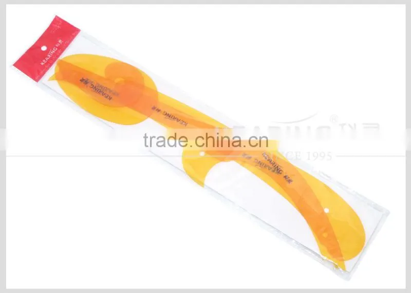 Flexible plastic hip curve ruler for bra pattern making 1.2mm thick 5pcs per set #1305S