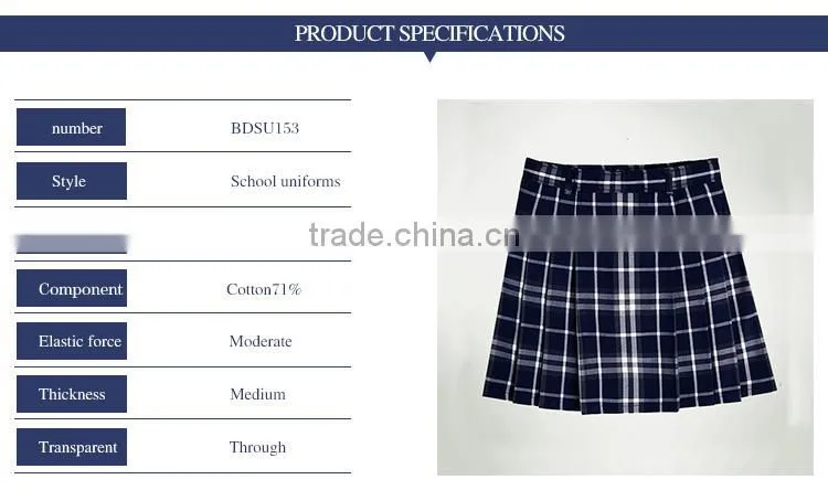 The British girls' Plaid skirt Scotland Pleated skirt student uniform skirt custom