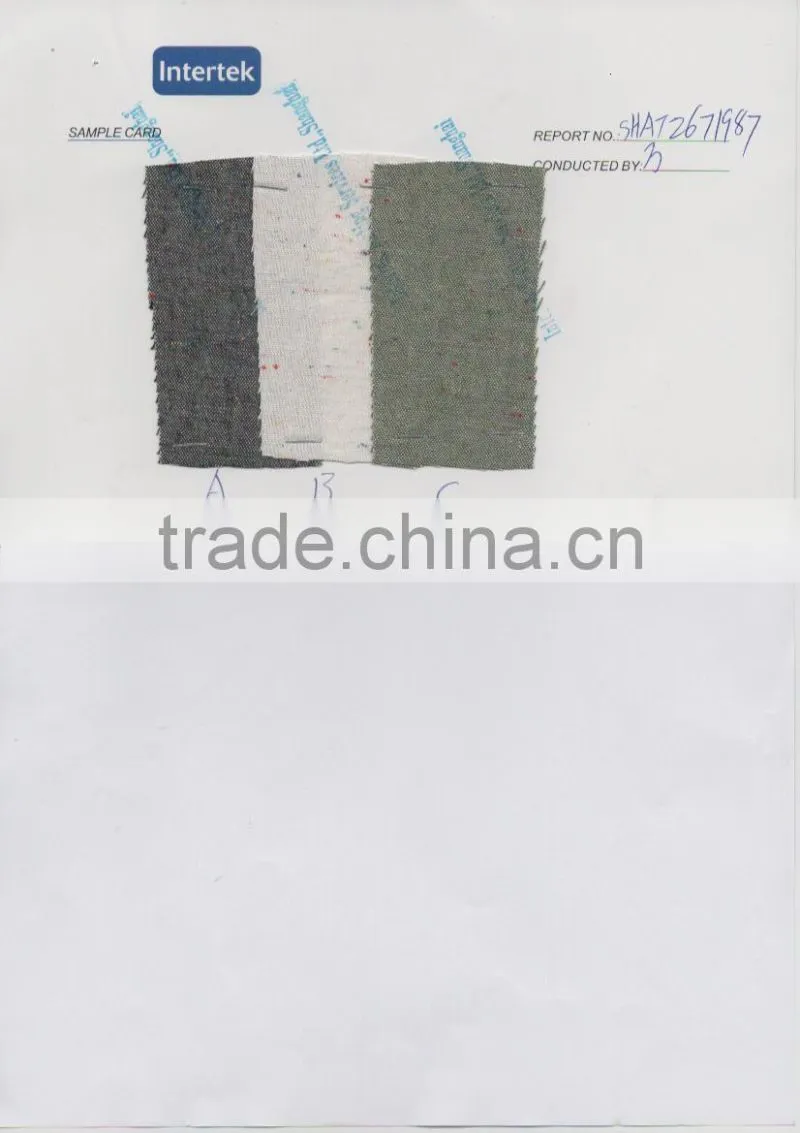 cotton neps chambray fabric