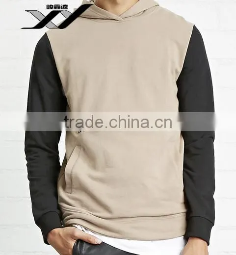 Fashion cotton patchwork Men Hoodies