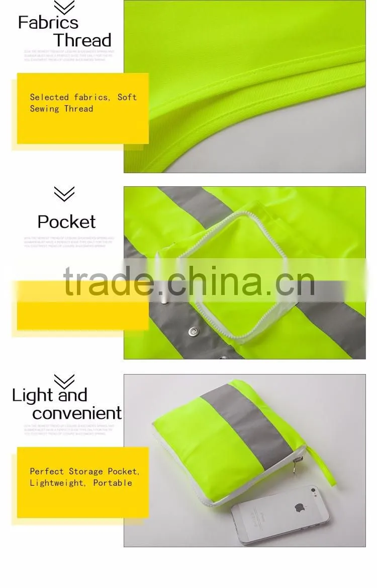 Breathable yellow workwear work tool vest for construction workers