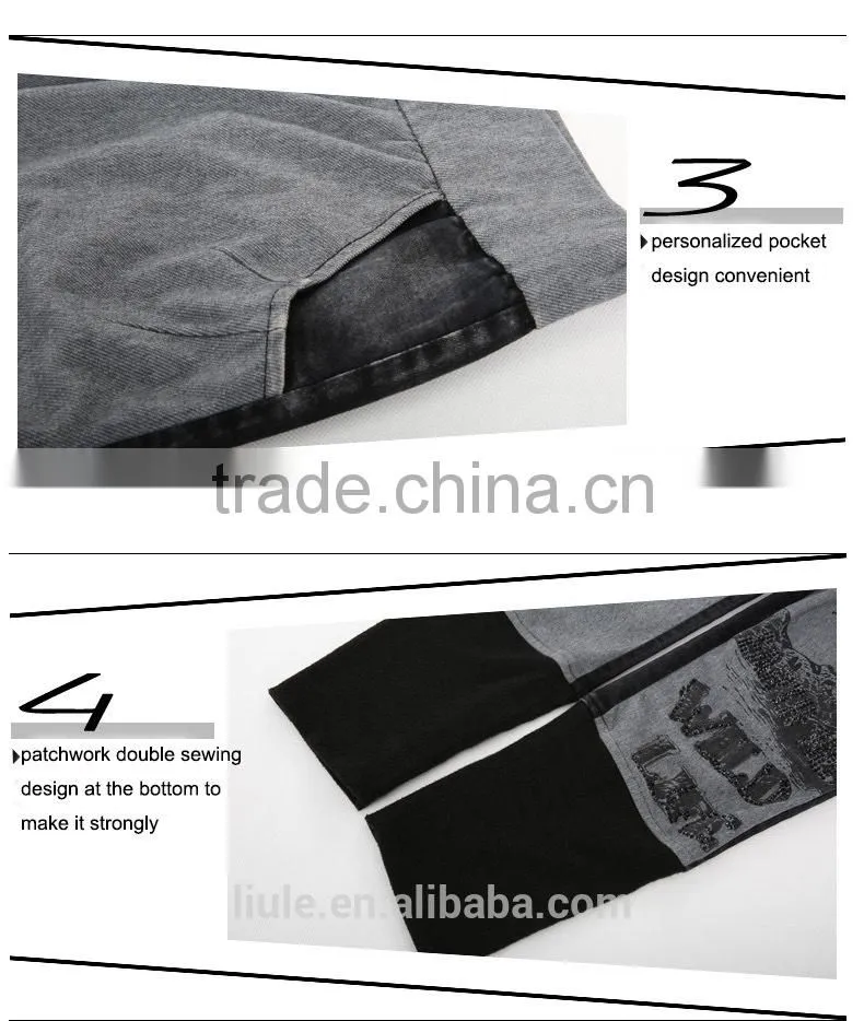 animal pattern embroideried women sweat pants for wholesale