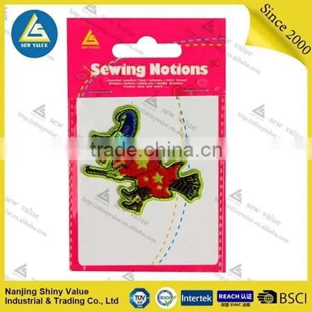 european style custom embroidered iron on patches