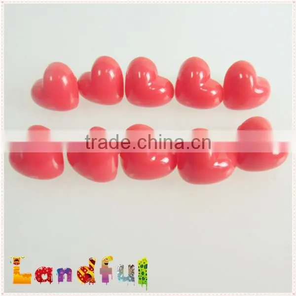 Plastic Heart Safety Nose Red for Craft Crochet Dolls