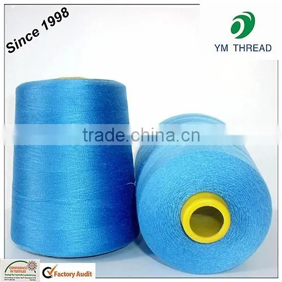100% Polyester Material Bag Stitching Sewing Thread 12/4 20/6 20/9
