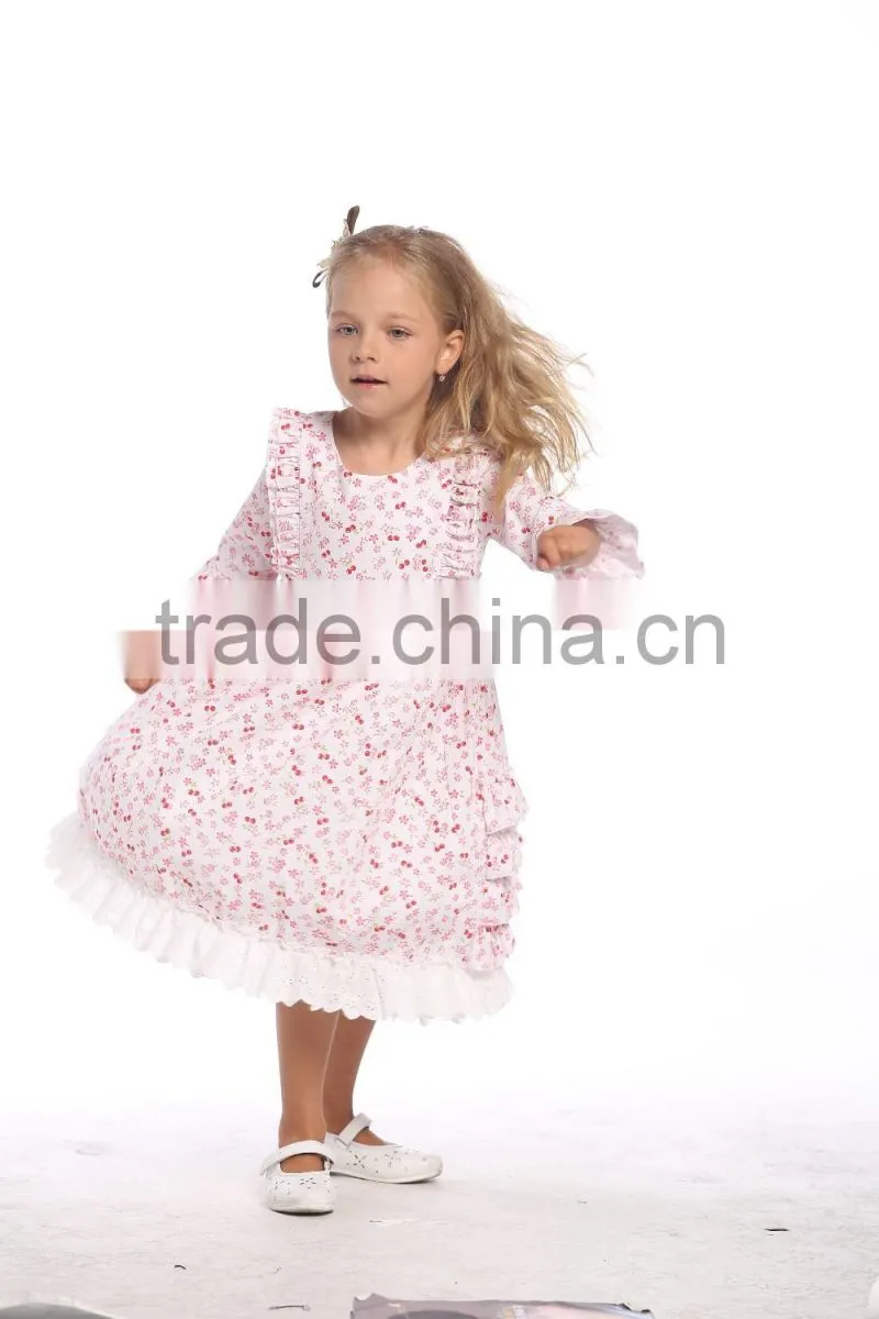 Lovelybabies kids fashion dresses pictures fashion ruffle icing modern dresses for girls