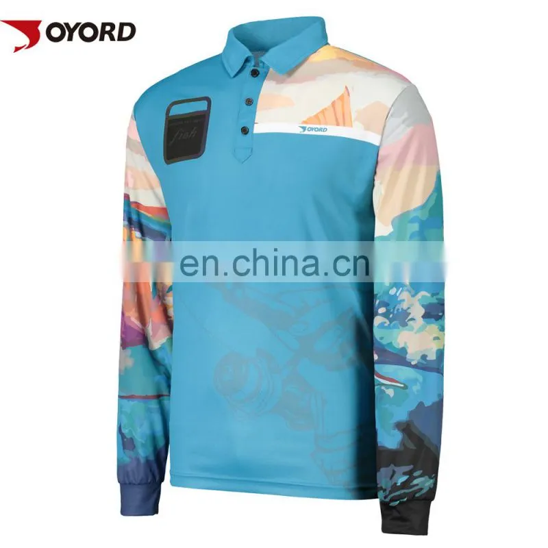 Customized wholesale fishing jersey, sublimated fishing jersey , fishing jersey for sale