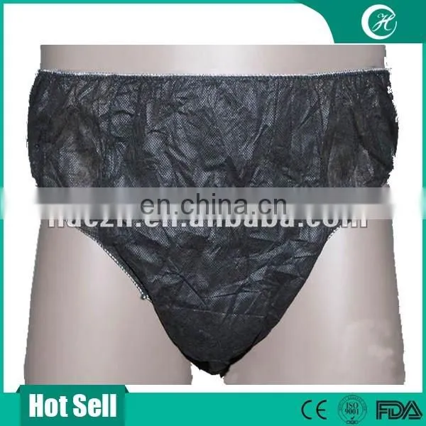 Disposable patient dark blue underwear brief