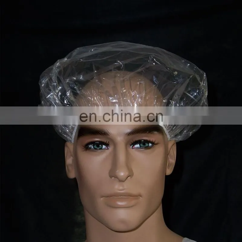 women bathing shower cap