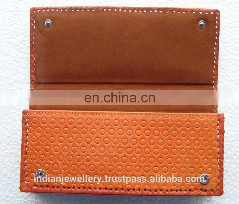 Genuine leather ladies purse wallet manufacturer, original leather ladies moneybag exporter