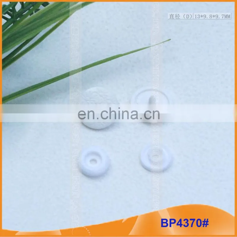 Plastic Snap button for Rain Coat,Baby Clothes or Stationery BP4370