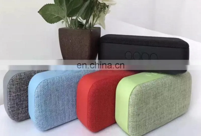 5W*2 Bluetooth Speaker Portable Wireless Stereo Creative Home Outdoor Car Phone Subwoofer with Cloth Fabric