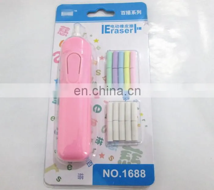 Electric Eraser, Battery Operated Eraser with 20 Colorful Eraser Refills for Pencil