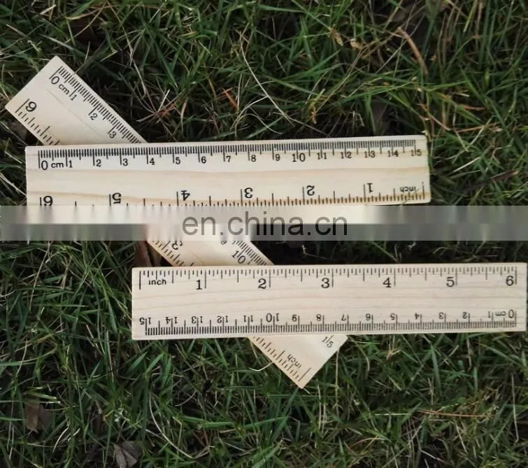 6" wooden ruler