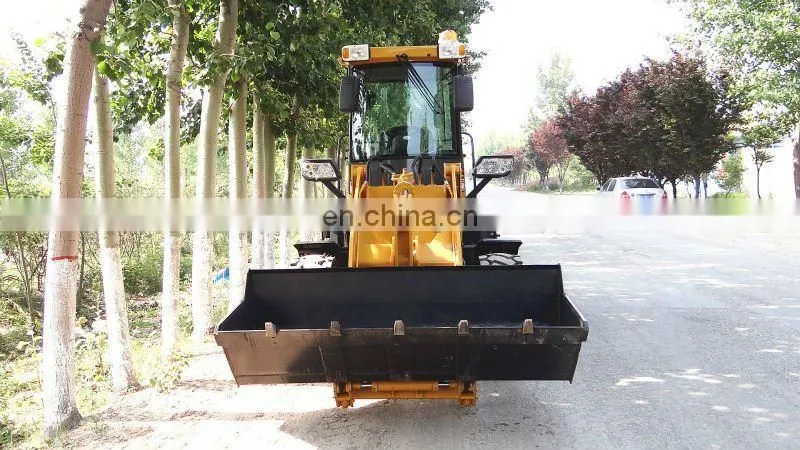 Loader 4WD CE 1.6Ton ZL16 with 4 in 1 bucket/snow blade shovel loader