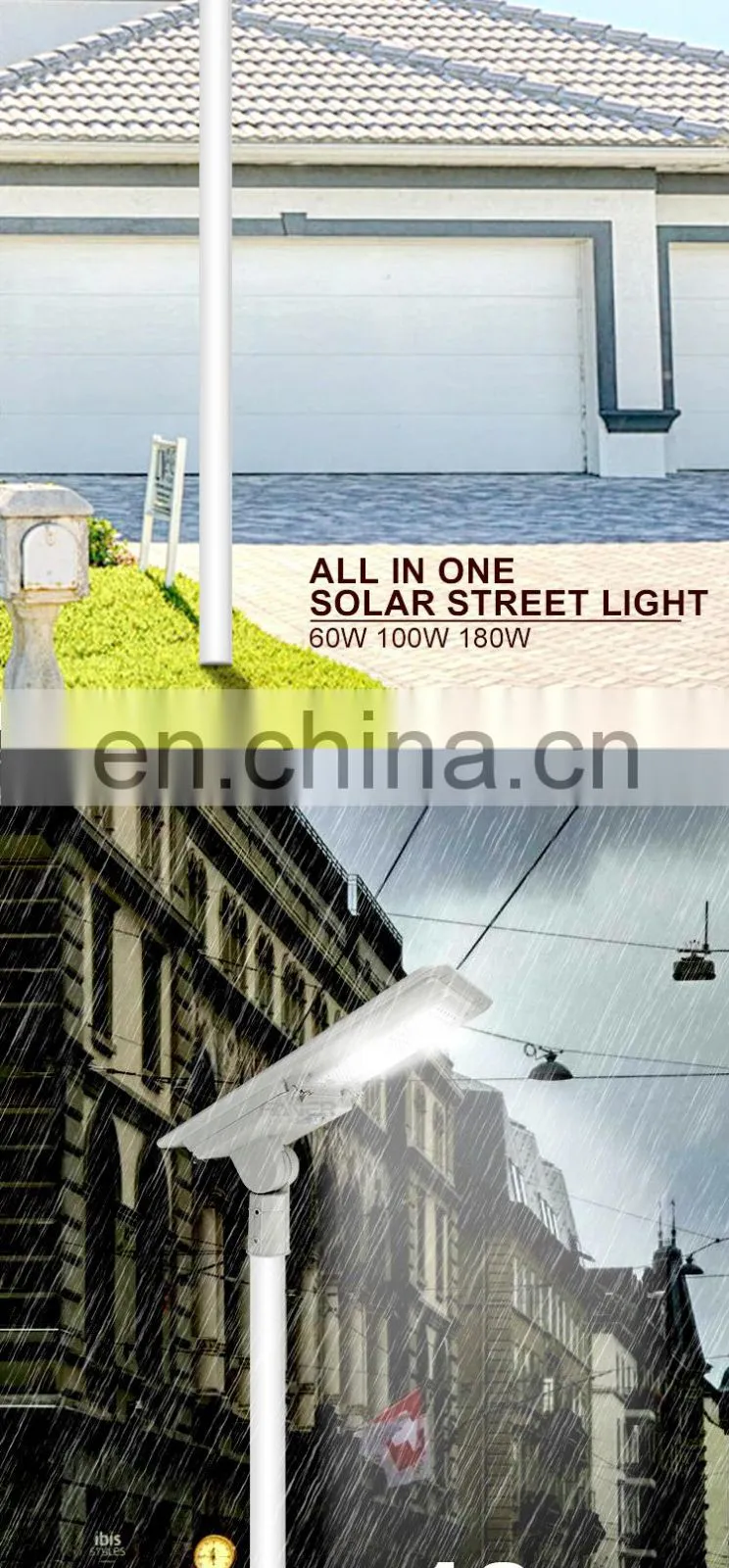 Faner lighting 2020 new all in one solar street light outdoor led ip66 50W 100w 150W 5 years wattery solar street light 100w