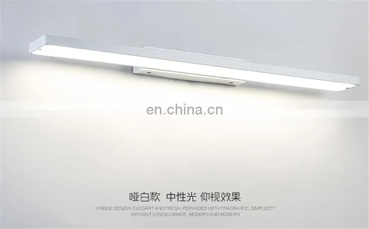 LED wall mounted IP44 waterproof vanity mirror lights for bathroom