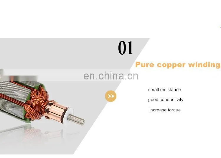 ChiHai Motor CHW4058-3162 High Precision DC 24V 12V Worm Gear Box Reduction Electric Motor Double Shaft Gear Motor
