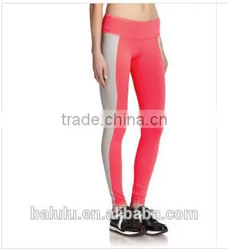 four way strethable 88% nylon 12% spandex dry fit custom yoga tights
