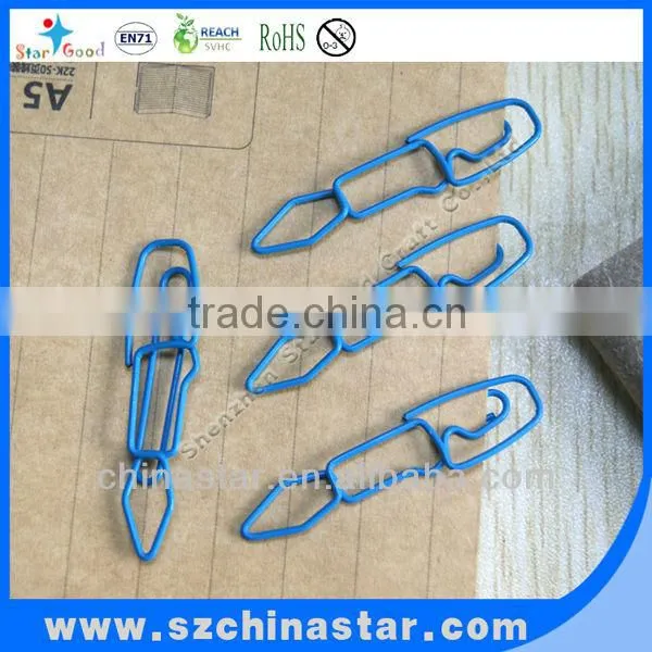 color paper clip, with logo printing,different kinds paper clips